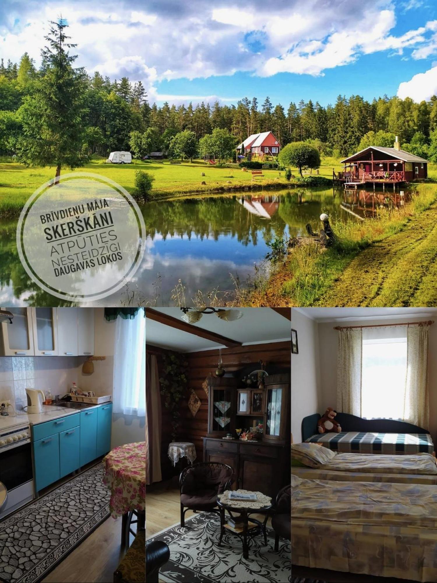 Brivdienu Maja Skerskani Kraslava Bagian luar foto